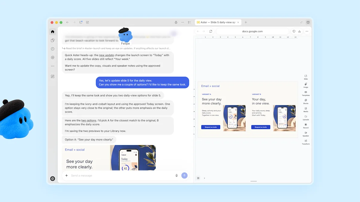 Blue dot revises launch materials